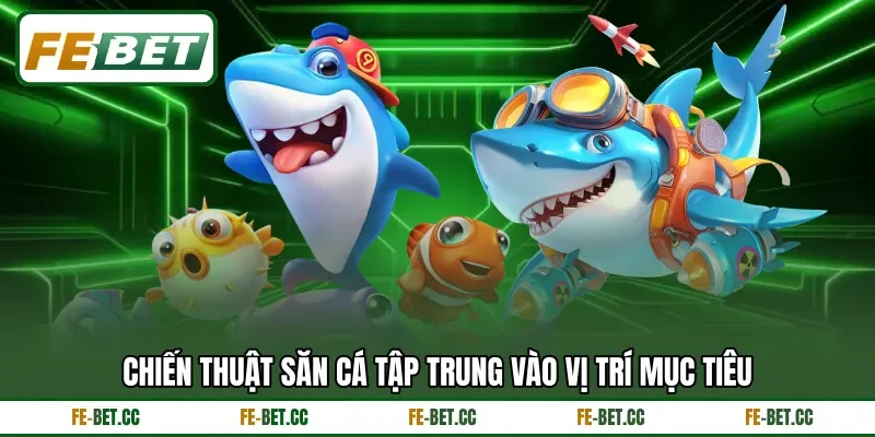 Chiến thuật săn cá tập trung vào vị trí mục tiêu