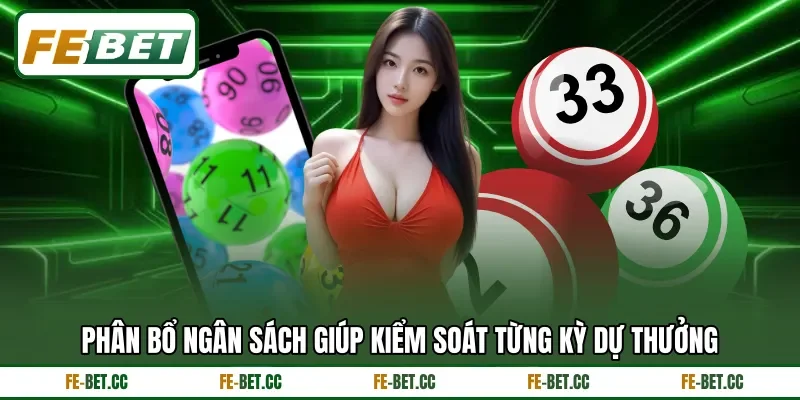 Phân bổ ngân sách giúp kiểm soát từng kỳ dự thưởng