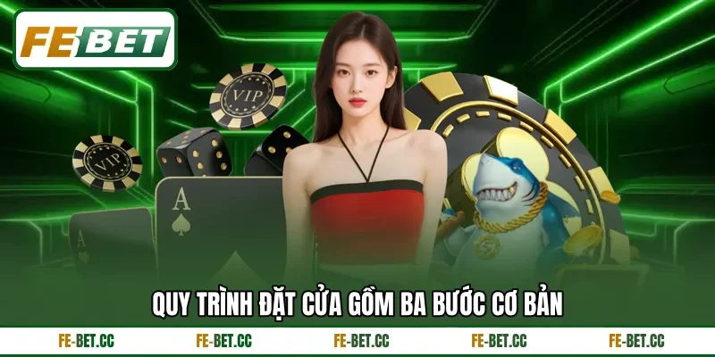 Quy trình đặt cửa gồm ba bước cơ bản Quy trình đặt cửa gồm ba bước cơ bản